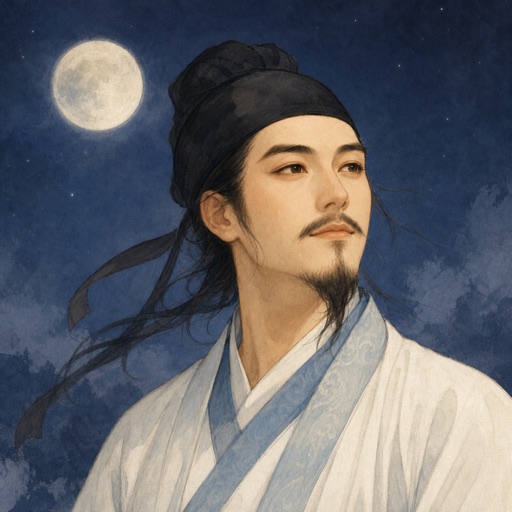 李白头像